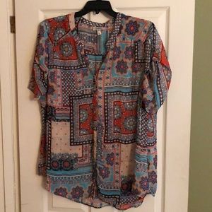 Dress Barn Tops - Sheer tunic by dress barn. Dress Barn Tops - Sheer tunic by dress barn.